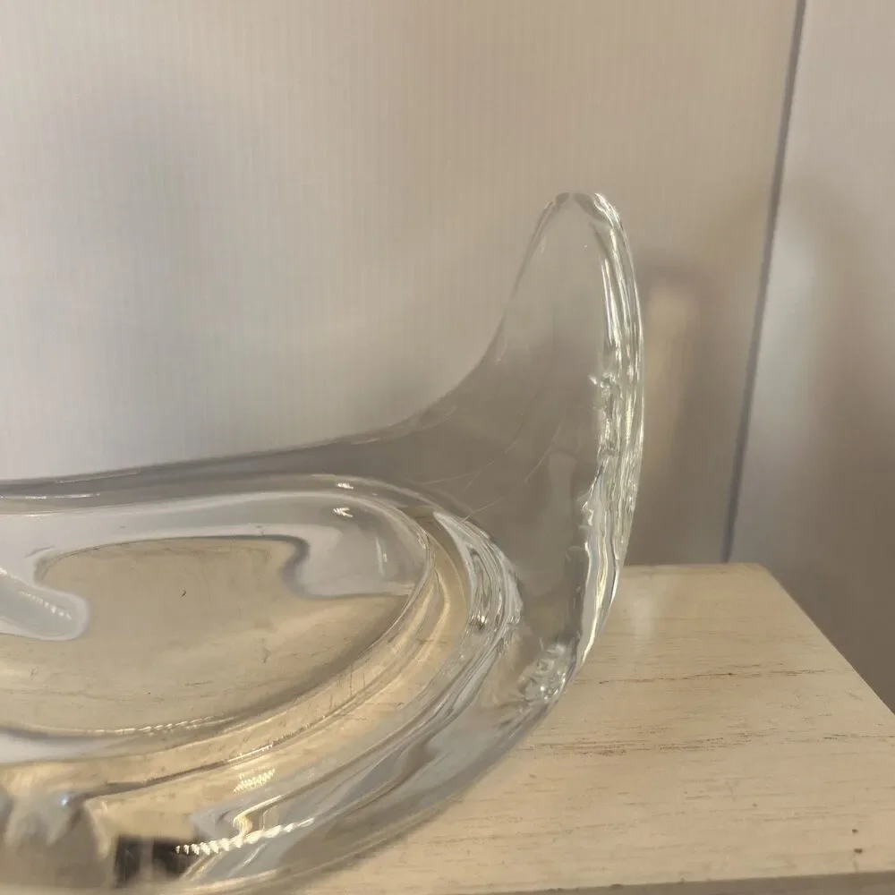 Vintage Lucite Acrylic Swan Towel Holder Clear Mid-century Modern Bath Kitchen